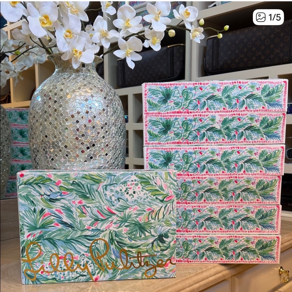 Lilly Pulitzer Bundle of 7 Tropical Gift Boxes